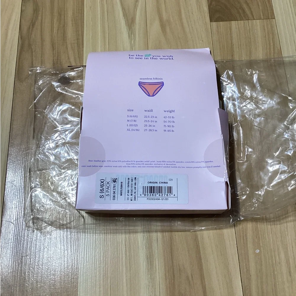 Girls 5 Pack Bikini Underwear - More than Magic Size Small 6/6X